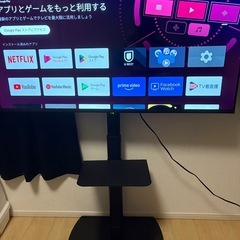 美品　astex 4k android tv 50型の画像