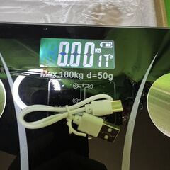 体重計 体脂肪計スマホ連動 高精度/軽量収納 iOS/Android対応 Bluetooth@Y上の画像