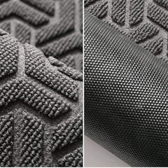 業務用玄関マット 60×90cm 家庭用 泥除け 滑り止めマット ホテル エレベーター オフィス エントランス お店 耐磨耗 吸水 屋外 室内 おしゃれ 汚れ落とし ズレにくい 保護マット ドアマット 足拭きマットの画像