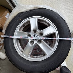 205/65R15 94S ホイール付き 4本セット 1本内側ヒビありの画像