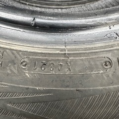 ダンロップ WINTERMAXX SV01 165/80R14 97/95N LT★7-8分山 2021年製 4本 中古小型トラックスタッドレスタイヤの画像