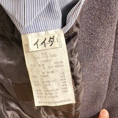 BASSOウールのメンズコートの画像