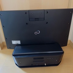 値下げ 美品 27インチ 富士通 10秒起動 Win11 最新office i7 7700HQ 16GBメモリ M.2 GEN4 SSD&3TB HDD ハイレゾの画像