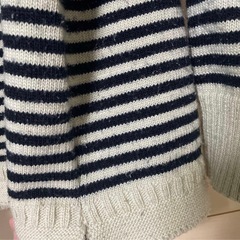 FREAK'S STORE ストライプデザイン 長袖ニットセーターの画像