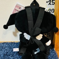 #未使用#クロミ#月夜のメロクロ#ぬいぐるみリュック#KUROMI#クレーンゲーム#UFOキャッチャー#景品#ラウンド1の画像