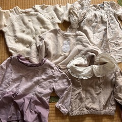 女の子、ナチュラル14枚セット冬服の画像