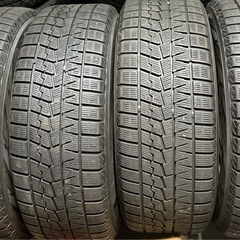 215/55R17 ヨコハマIG70 スタッドレスタイヤ 210系クラウンハイブリッド純正ホイールセット4本 2021年製造の画像