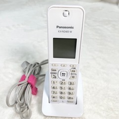 パナソニック コードレス電話機 VE-GD27DL-W（子機1台付き）
の画像
