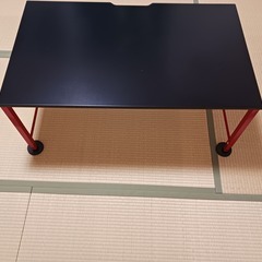 【無料・あげます】 パソコンデスク ゲーミングデスク ロータイプ 100cm サンワダイレクト 中古 美品！の画像