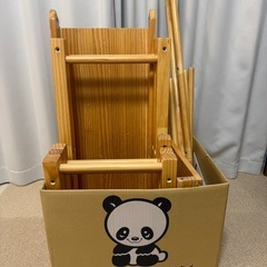 現役ママが考えたジャングルジム　滑り台　木製の画像