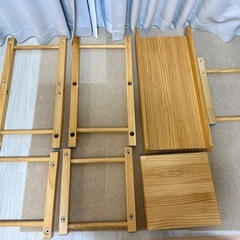 現役ママが考えたジャングルジム　滑り台　木製の画像