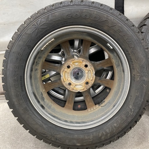スタッドレス　155/65R13  20年製　ほぼ新品
