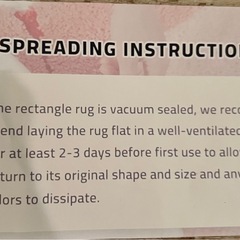 120✖️200 ラグマットの画像