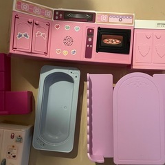 リカちゃん　　お家　小物セットの画像