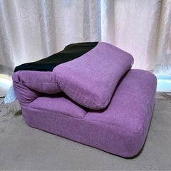 《最終値下げ》ニトリ　つながるハイバック座椅子　ピンク　1人掛けソファ　リクライニングの画像