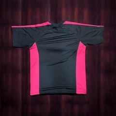 Nike XL トレーニングウェア ラグランTシャツ ブラック×ピンクの画像