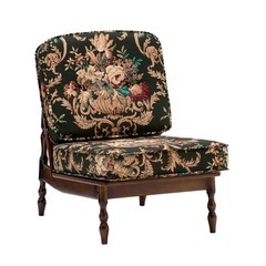 カリモク コロニアル ソファ 椅子の画像