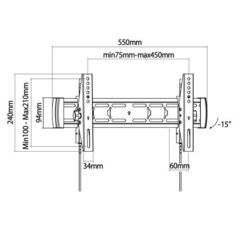 格安新品未使用　テレビ壁掛け金具の画像