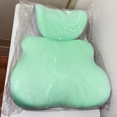 【2個セット】新品 3D 車 腰あてクッション 首ネックパット ネックピロー 低反発 形状記憶 腰椎 カークッションの画像