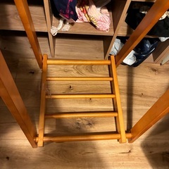 木製 コートハンガー／ハンガーラック ナチュラル・高級感ありの画像