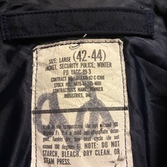 米軍 USAF 「Security Police」 パデッド GORE-TEXの画像