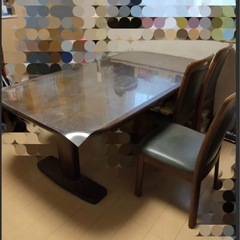 ダイニングテーブルセット　6人用の画像