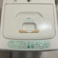 (受け取り決定)TOSHIBA　洗濯機の画像