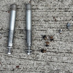 トヨタ　ハイエース 200 標準 スクエア バンパー ガード マット ブラックの画像