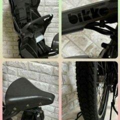 ✨美品✨BRIDGESTONE 電動アシスト自転車bikke ビッケモブdd 3人乗り対応 　内装3段変速✨室内保管✨完成車配送✨002の画像