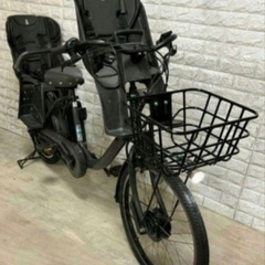 ✨美品✨BRIDGESTONE 電動アシスト自転車bikke ビッケモブdd 3人乗り対応 　内装3段変速✨室内保管✨完成車配送✨002の画像