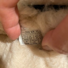 UGG 黒 スエード モカシンの画像