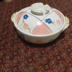 土鍋、３２x３２x１０、大きな土鍋の画像