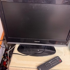 東京都東久留市発！東芝レグザ19インチ作動確認済の画像