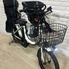 ✨美品✨室内保管✨ヤマハ パスバビー 電動自転車 大容量8.7Ah 子供乗せ  🌈新基準🌈0006の画像