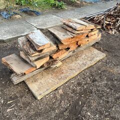 杉、欅等のカット材【新潟市西蒲区】の画像