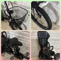 ✨美品✨室内保管✨ヤマハ パスバビー 電動自転車 大容量8.7Ah 子供乗せ  🌈新基準🌈の画像