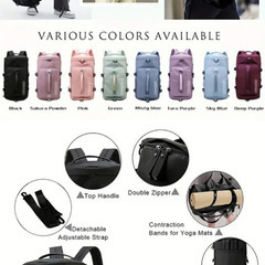 リュックサック未使用ブラックの画像