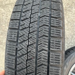 中古ホイール＆タイヤセット 155/65/r14冬用タイヤ（ノーパンクタイヤ）の画像