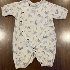 キムラタン　シルク入り50〜60㎝肌着　＋スタイの画像