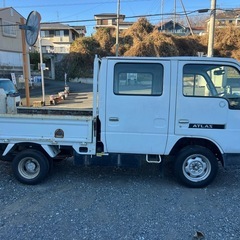 H16年式 日産 アトラス 2.0 ダブルキャブ ロング スーパーロー DX　新明和パワーゲート　新普通免許・AT限定運転免許・対応!　最大積載量1150kg （ホワイト）の画像