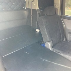 rg2ステップワゴン4WD４ナンバー車中泊ベッド付きトランポの画像