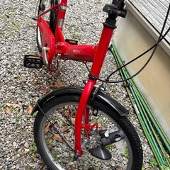 折りたたみ自転車の画像