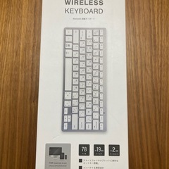 【人気】美品ワイヤレスキーボードの画像