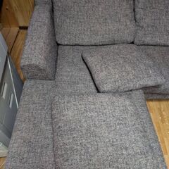 3人掛けソファ　グレー　の画像
