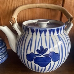 来客セット　湯呑み　急須の画像