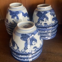 来客セット　湯呑み　急須の画像