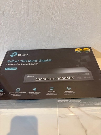 TP-Link TL-SX1008 8ポート 10G対応 スイッチングハブ最新 (タカマサ
