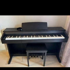 CASIO 電子ピアノ 黒色 椅子付きの画像