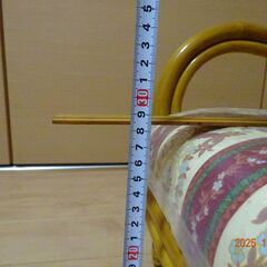 藤の座椅子ロータイプ3脚セットでの画像