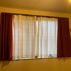 カーテン・レース付きの画像